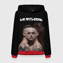 Толстовка-худи женская Die Antwoord House of zef, цвет: 3D-красный