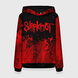Толстовка-худи женская Slipknot 9, цвет: 3D-черный