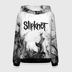 Толстовка-худи женская SLIPKNOT, цвет: 3D-черный
