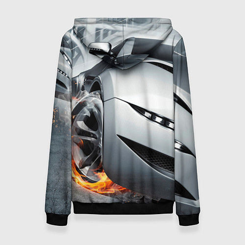 Женская толстовка Lamborghini / 3D-Черный – фото 2