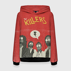 Толстовка-худи женская The Killers, цвет: 3D-черный