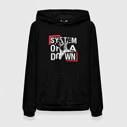 Толстовка-худи женская System of a Down, цвет: 3D-черный