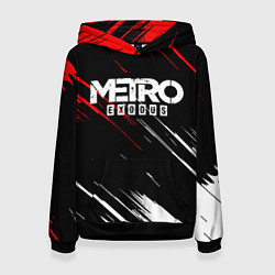 Толстовка-худи женская METRO EXODUS, цвет: 3D-черный