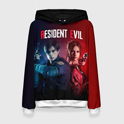 Толстовка-худи женская Resident Evil 2, цвет: 3D-белый