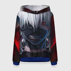 Толстовка-худи женская TOKYO GHOUL, цвет: 3D-синий