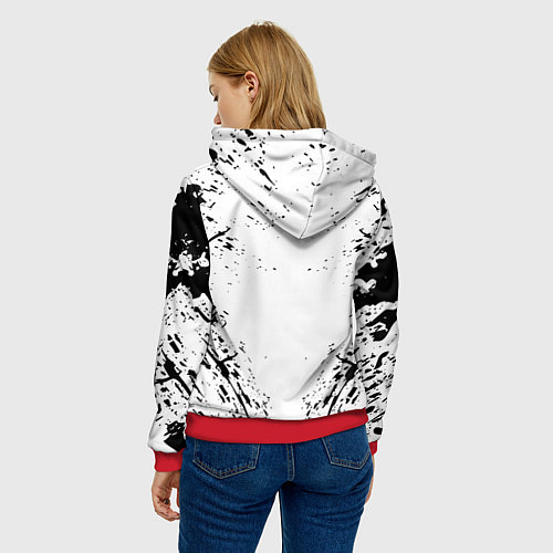 Женская толстовка BERSERK / 3D-Красный – фото 4