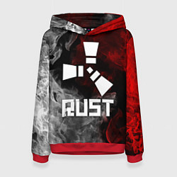 Толстовка-худи женская RUST, цвет: 3D-красный