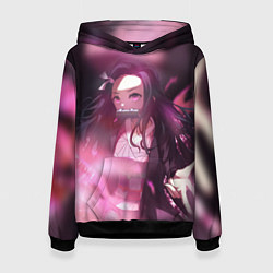 Толстовка-худи женская NEZUKO, цвет: 3D-черный