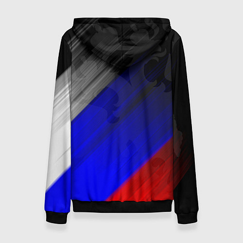 Женская толстовка РОССИЯ / 3D-Черный – фото 2