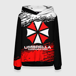 Толстовка-худи женская Umbrella Corporation, цвет: 3D-черный