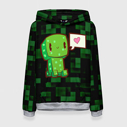 Женская толстовка Minecraft Creeper