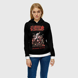 Толстовка-худи женская Kreator, цвет: 3D-белый — фото 2