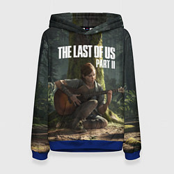 Толстовка-худи женская The Last of Us part 2, цвет: 3D-синий