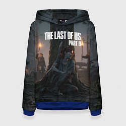 Толстовка-худи женская The Last of Us part 2, цвет: 3D-синий