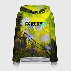 Толстовка-худи женская FARCRY4, цвет: 3D-меланж
