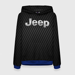 Толстовка-худи женская Jeep Z, цвет: 3D-синий