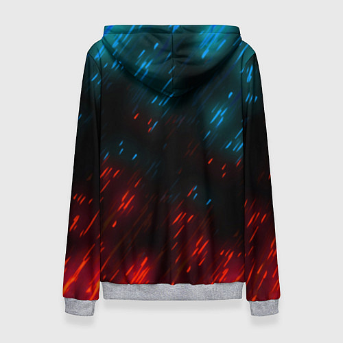 Женская толстовка CYBERPUNK 2077 SAMURAI / 3D-Меланж – фото 2