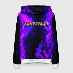 Толстовка-худи женская MINECRAFT, цвет: 3D-белый