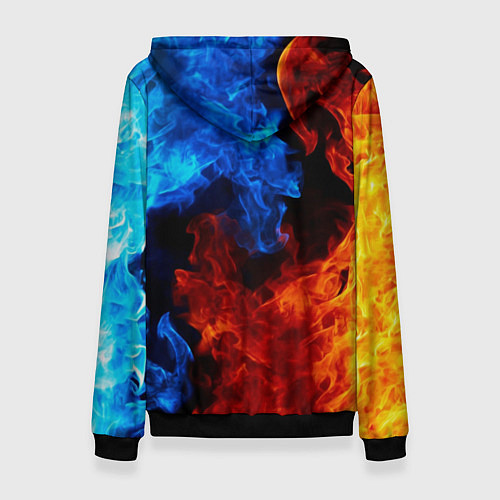 Женская толстовка HONDA / 3D-Черный – фото 2