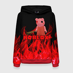 Толстовка-худи женская ROBLOX: PIGGI, цвет: 3D-красный