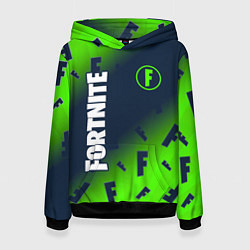 Толстовка-худи женская FORTNITE ФОРТНАЙТ, цвет: 3D-черный