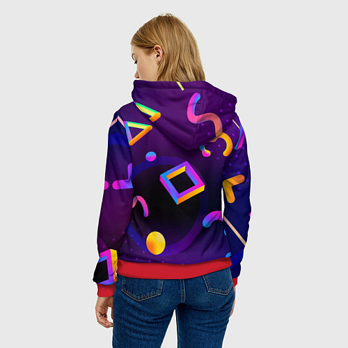 Женская толстовка Roblox / 3D-Красный – фото 4