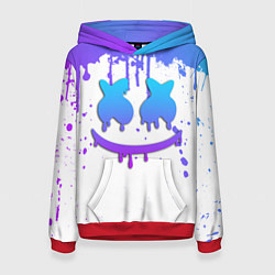 Толстовка-худи женская MARSHMELLO, цвет: 3D-красный