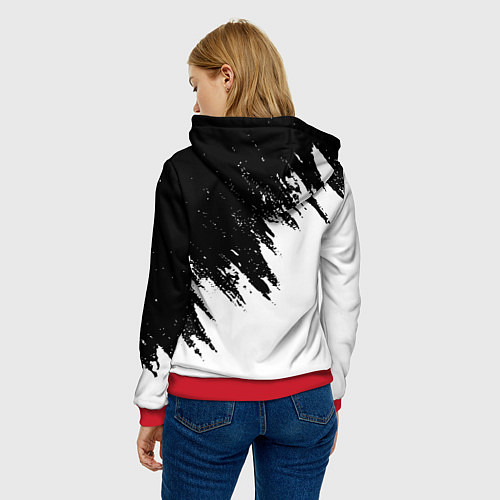 Женская толстовка Sabaton / 3D-Красный – фото 4