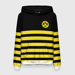 Толстовка-худи женская BORUSSIA, цвет: 3D-белый