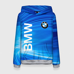 Толстовка-худи женская BMW, цвет: 3D-меланж
