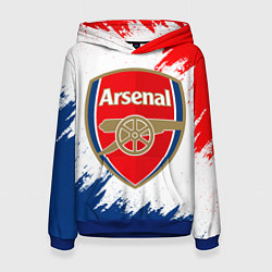 Толстовка-худи женская ARSENAL, цвет: 3D-синий