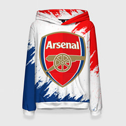 Толстовка-худи женская ARSENAL, цвет: 3D-белый