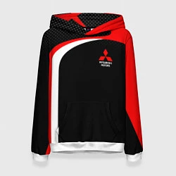 Толстовка-худи женская EVO Racer uniform, цвет: 3D-белый