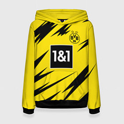 Толстовка-худи женская Reus Borussia Dortmund 20-21, цвет: 3D-черный