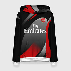 Толстовка-худи женская ARSENAL UNIFORM, цвет: 3D-белый