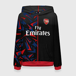 Толстовка-худи женская ARSENAL UNIFORM 2020, цвет: 3D-красный