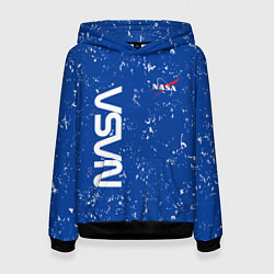 Толстовка-худи женская NASA НАСА, цвет: 3D-черный