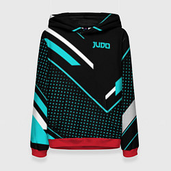 Толстовка-худи женская Judo, цвет: 3D-красный