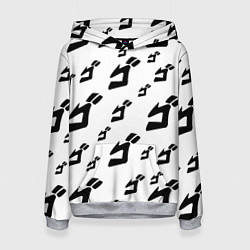 Толстовка-худи женская JoJo Bizarre Adventure, цвет: 3D-меланж