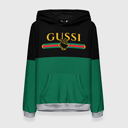 Толстовка-худи женская GUSSI ГУСИ, цвет: 3D-меланж