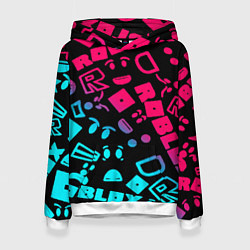 Толстовка-худи женская Roblox, цвет: 3D-белый