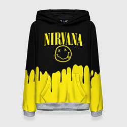 Толстовка-худи женская Nirvana, цвет: 3D-меланж