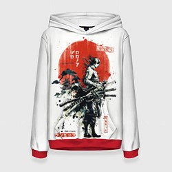 Толстовка-худи женская ONE PIECE ZOHO SAMURAI, цвет: 3D-красный