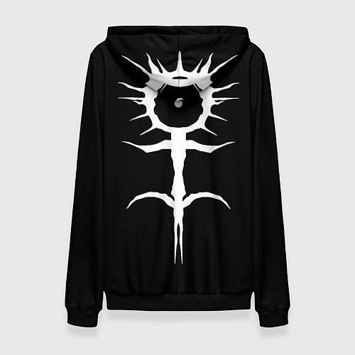 Женская толстовка GHOSTEMANE НА СПИНЕ / 3D-Черный – фото 2