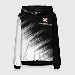 Толстовка-худи женская Амбрелла, цвет: 3D-черный