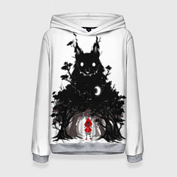 Толстовка-худи женская Красная шапочка, цвет: 3D-меланж