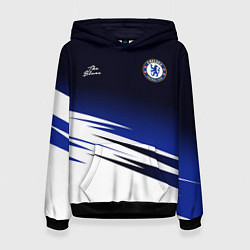 Толстовка-худи женская CHELSEA разминочная 1920, цвет: 3D-черный