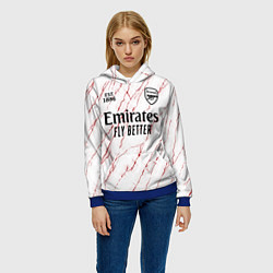 Толстовка-худи женская ARSENAL 2021 - ГОСТЕВАЯ, цвет: 3D-синий — фото 2