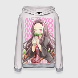 Толстовка-худи женская Nezuko, цвет: 3D-меланж