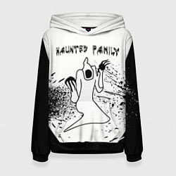 Толстовка-худи женская KIZARU: HAUNTED FAMILY, цвет: 3D-черный